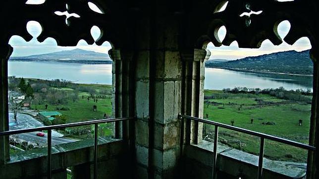 Vistas desde el interior del Castillo de Manzanares El Real