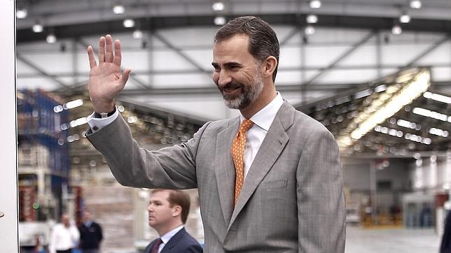 El Rey Felipe VI visita las instalaciones de Persán en su 75 aniversario