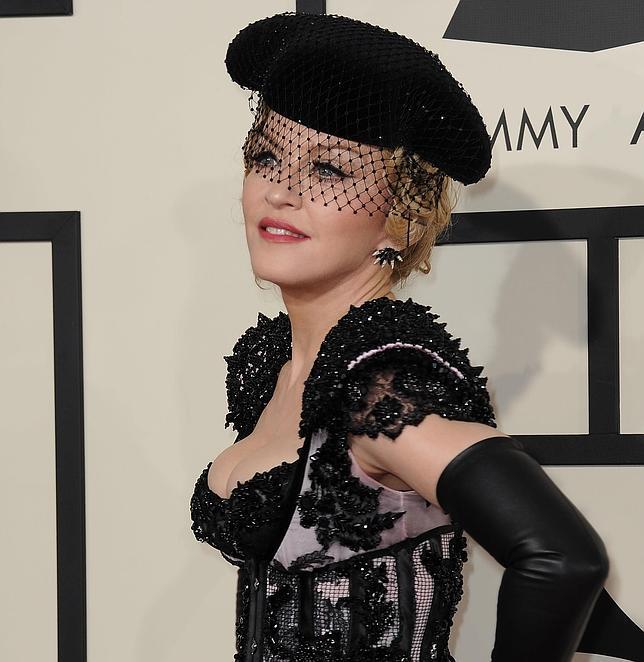 Madonna, a su llegada a la última edición de los Grammy
