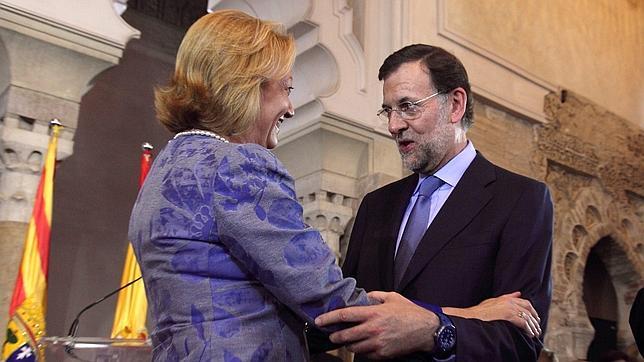 Luisa Fernanda Rudi y Mariano Rajoy, en una imagen de archivo
