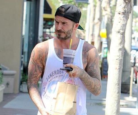 David Beckham esculpe su cotizado cuerpo en California