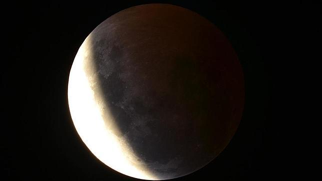 Captura del eclipse desde Melbourne, Australia