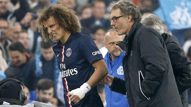 David Luiz se pierde por lesión la eliminatoria de Champions ante el Barça