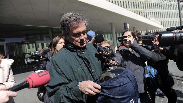 Jordi Pujol Ferrusola, tras prestar declaración ante la juez