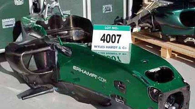 La escudería Caterham, subastada a pedazos