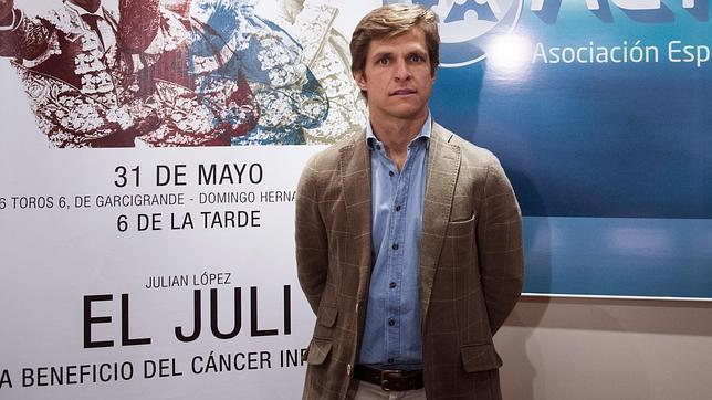 El Juli: «Torear a beneficio de los niños con cáncer es lo más grande que puedo hacer»