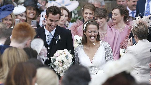 Andy Murray y Kim Sears ya son marido y mujer