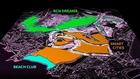 Vista del proyecto de BCN World, que se ubica al lado de PortAventura