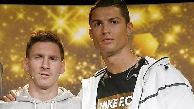 Messi y Cristiano, en una gala de la FIFA