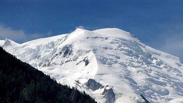 El macizo del Mont Blanc, en una fotografía de archivo