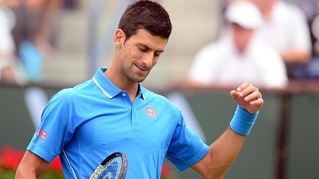 Novak Djokovic, en la final de Indian Wells de 2015