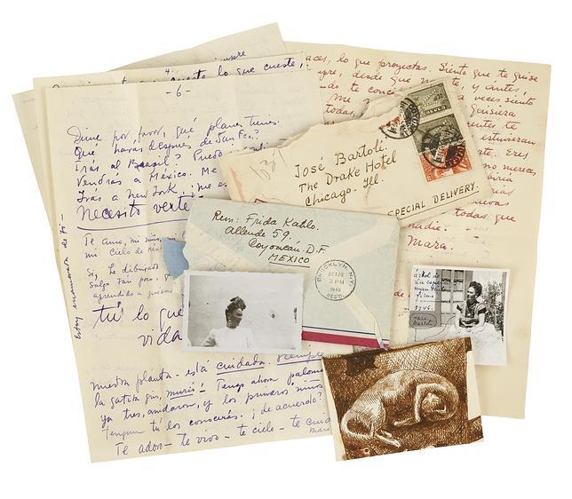 Las cartas de amor de Frida Kahlo a su amante español, vendidas por 128.000 euros