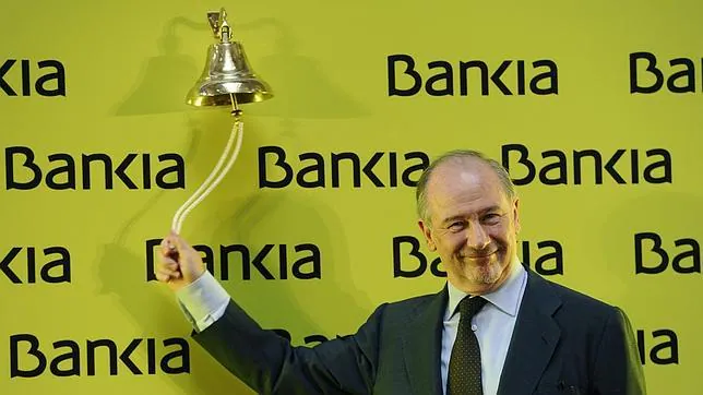 Rodrigo Rato, durante la salida de Bankia a Bolsa en 2011