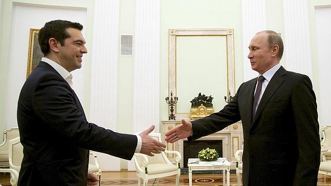 Tsipras y Putin en una imagen de archivo