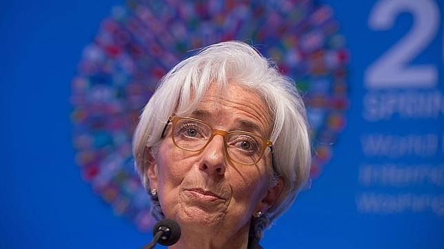 Christine Lagarde en la conferencia