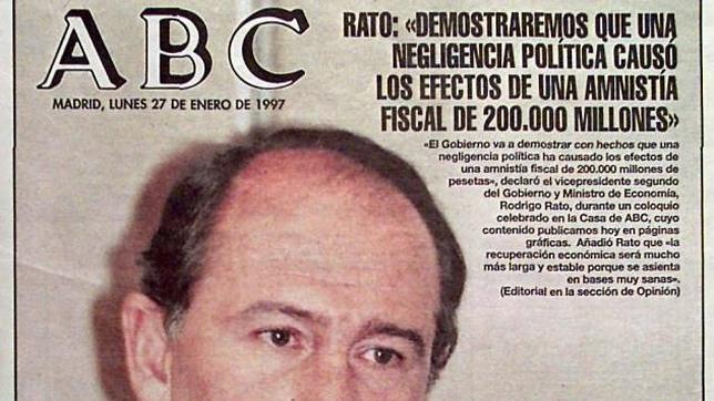 Rato, en 1996: «El fraude perjudica a los que nos esforzamos en contribuir según la ley»