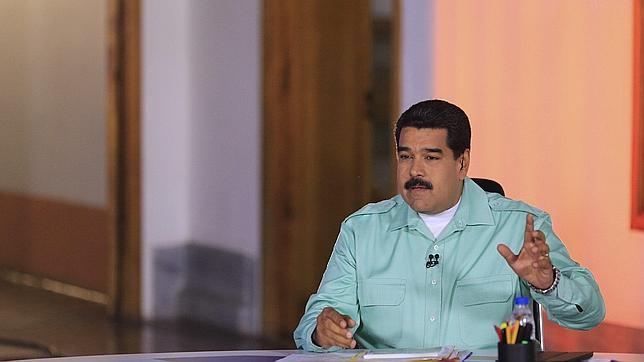 Maduro, durante su intervención en televisión