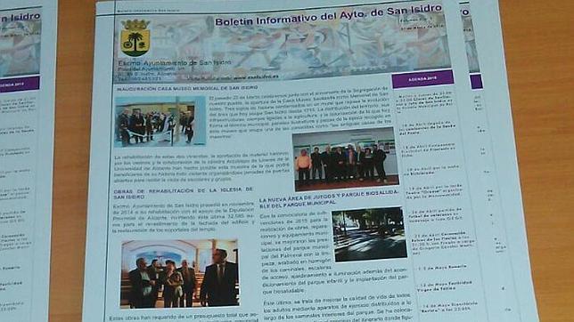 Denuncian al alcalde de San Isidro por repartir un boletín en periodo electoral