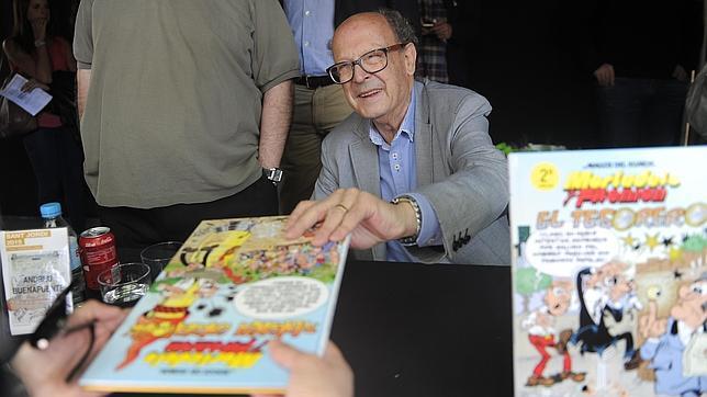 Ibáñez ha sido uno de los autores más solicitados en Sant Jordi