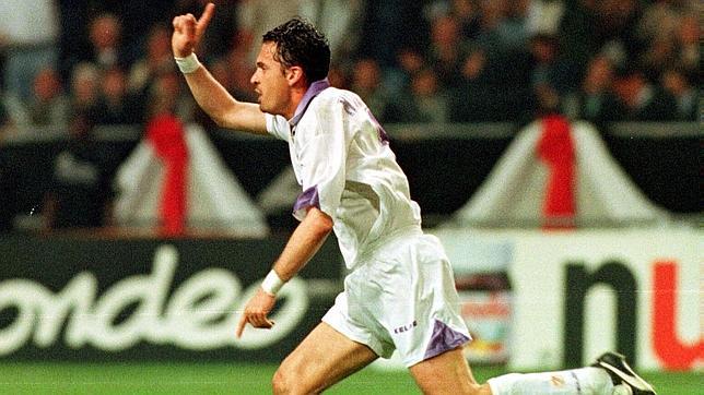 Mijatovic celebra su gol de la Séptima ante el Juventus en 1998