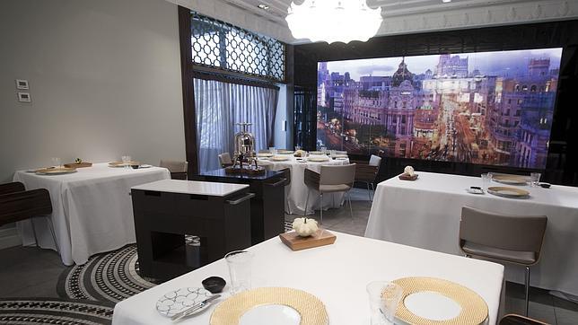 Un rincón del restaurante Ramón Freixa