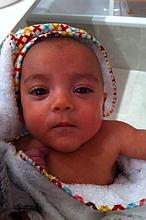 Vega, pocos meses después de recibir el alta