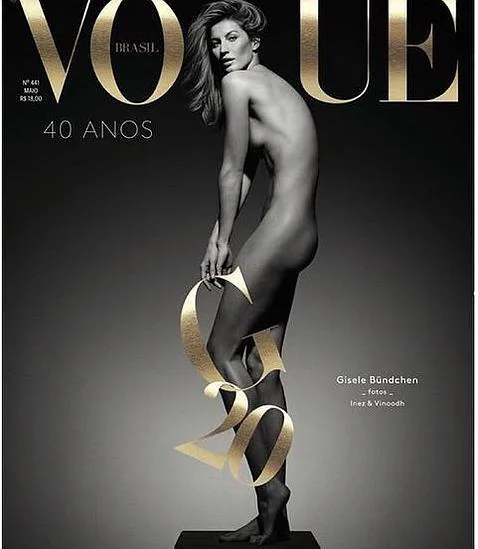 Gisele Bünd­chen se desnuda en «Vogue» para celebrar sus 20 años de carrera