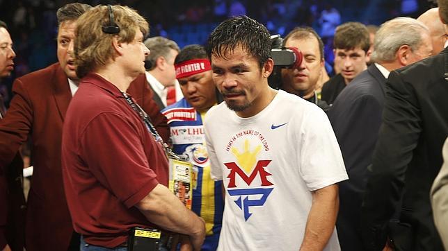 Pacquiao: «Yo pegué más, él solo se dedicó a correr por el cuadrilatero»