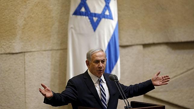 El primer ministro israelí, Benjamin Netanyahu, en la Kneset