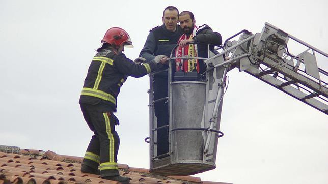 Un preso de la cárcel de Soria se encarama al tejado durante casi dos horas