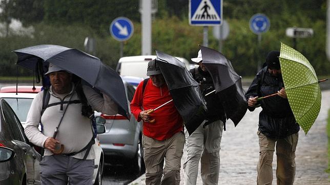 Un temporal de viento azotó este lunes Orense