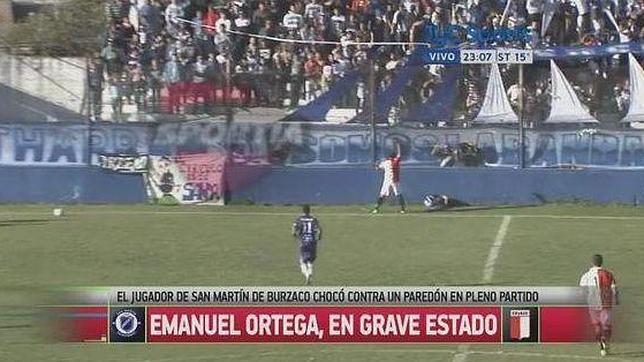 Un jugador argentino se fractura el cráneo durante un partido