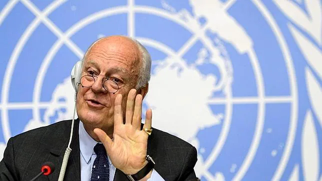 Steffan de Mistura, el mediador de las Naciones Unidas para Siria