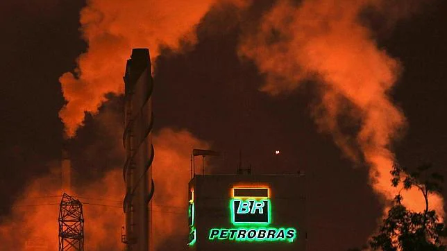 Una refinería de Petrobras en Cubatao