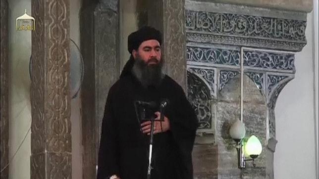El «califa» y líder de Estado Islámico, Abu Bakr al Bagdadi