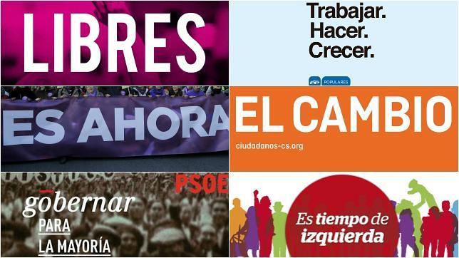 Así son los lemas para las elecciones del 24-M