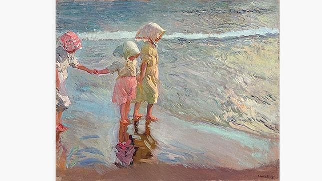 «Las tres hermanas en la playa», de Sorolla, podría alcanzar los 4 millones de euros en Christie's