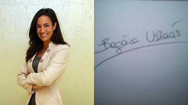 Begoña villacís y su rúbrica