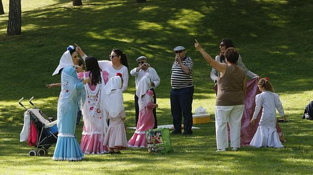 Celebración del patrón de Madrid en la pradera de San Isidro