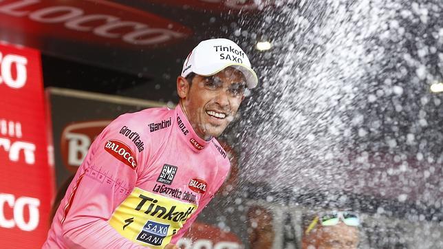 Contador, líder del Giro en la etapa 5