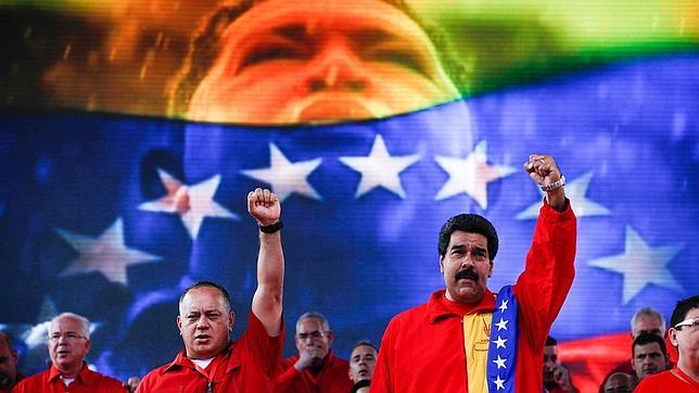 Diosdado Cabello, número dos del régimen chavista, junto a Nicolás Maduro, en una imagen de archivo