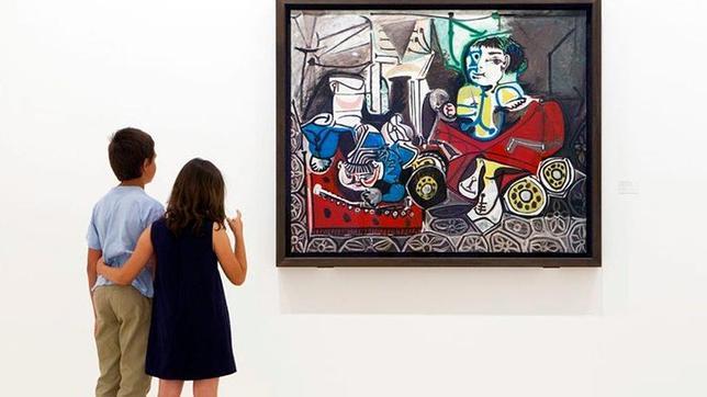 Uno de los rincones del Museo Picasso, en Málaga