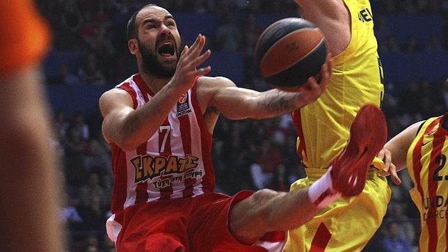 Spanoulis, ante el Barcelona