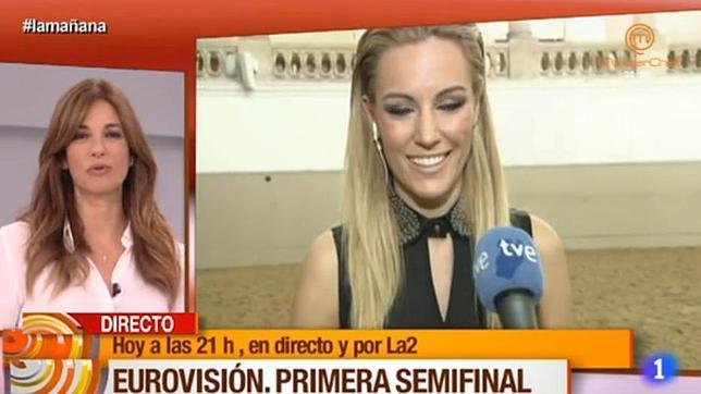 Edurne decide huir de una entrevista que Mariló Montero centró en el futuro de De Gea