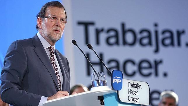 Rajoy, en un mitin electoral