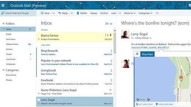 Microsoft integrará Skype en la aplicación del servicio de correo Outlook