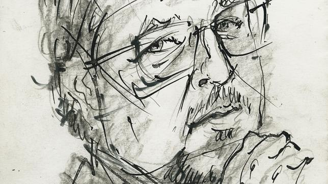 Retrato de José Miguel Santiago Castelo, en 1993 y elaborado por Manuel Mampaso