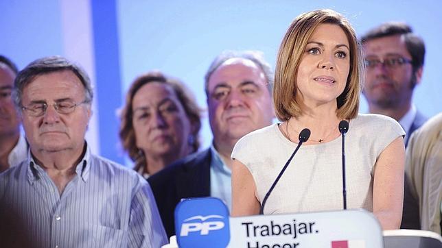 María Dolores de Cospedal valora los resultados electorales