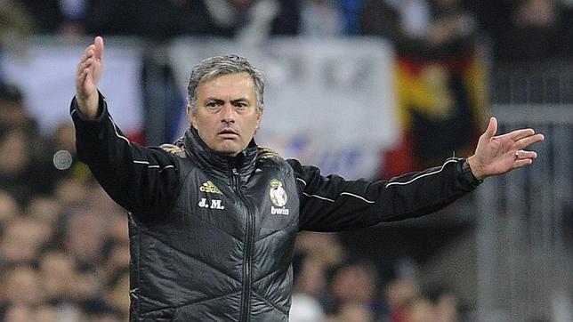 José Mourinho, durante un encuentro con el Real Madrid