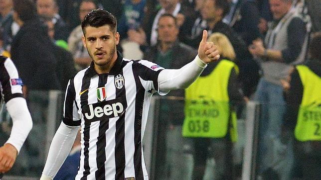 Álvaro Morata ha cumplido con nota en su primer año en la Juventus